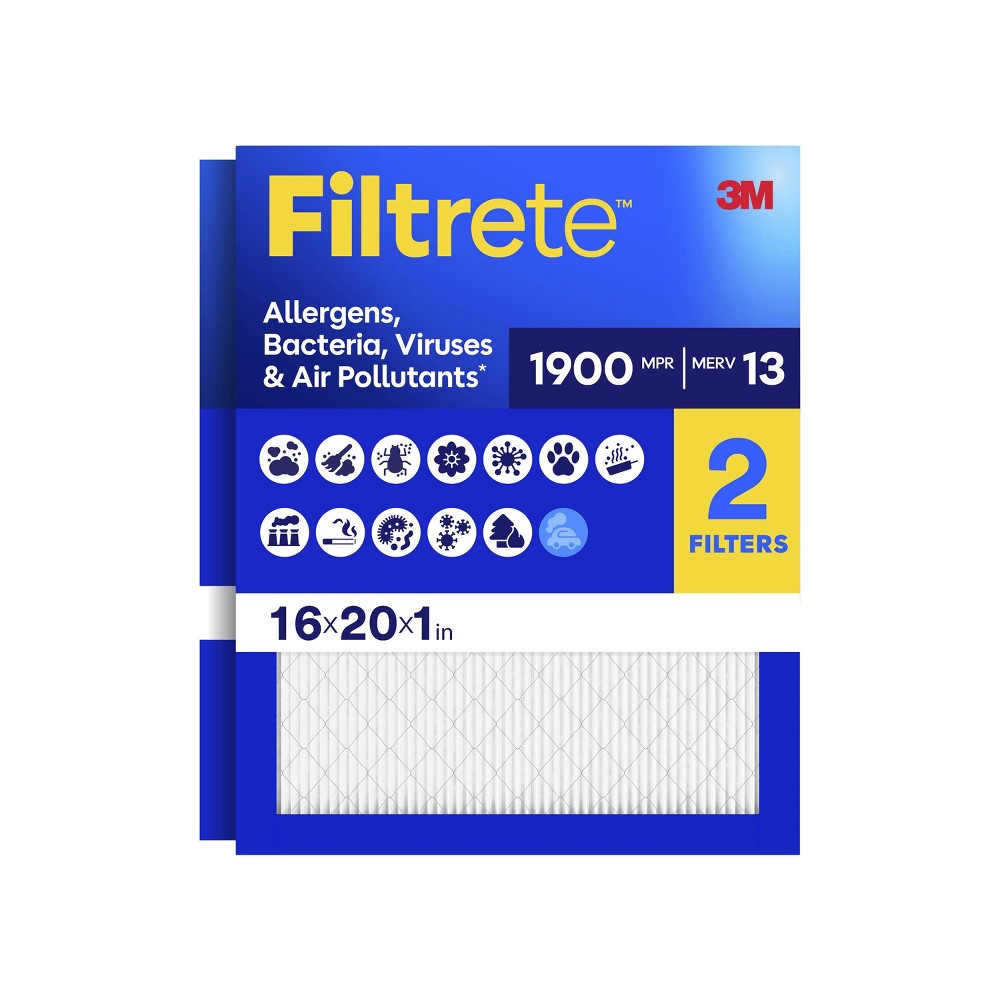 Filtrete 2pk Ultimate Allergens 1900 16X20