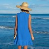 Women's Ruffle Hem Front Buttons Mini Cover-Up Dress - Cupshe - 3 of 4