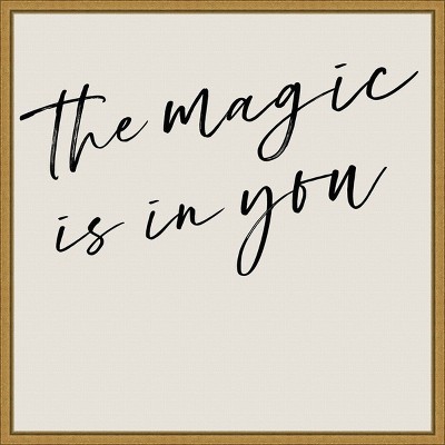 16" x 16" You're Magic I by Anna Hambly Framed Wall Canvas - Amanti Art