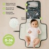 KeaBabies Ezee Diaper Changing Pad, Portable Diaper Changing Mat, Waterproof Foldable Diaper Changing Pad - 2 of 4