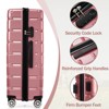 KTMBDW Luggage Set 3 Piece Suitcase Sets with Spinner Wheel,Hardside Expandable Travel Laggage with TSA Lock (20/24/28) - 3 of 4