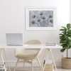 Stupell Industries Blue Onion Flowers Framed Print Under Glass - 3 of 4