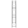 vidaXL Garden Arch Black Powder-coated iron Large Decorative Inlays - 3 of 4