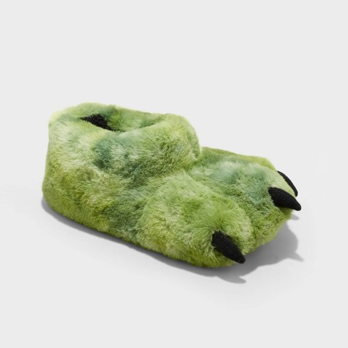 Boys' Kai Dinosaur Foot Slippers - Cat & Jack™ Green : Target