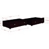 Donco Kids Promo Shaker Twin Over Twin Cappuccino Bunkbed With Dual Underbed Drawers - 3 of 4