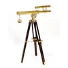 Brass Telescope With Stand – Bright Finish – 18 Inch Adjustable Tripod By Old Modern Handicrafts - 2 of 4