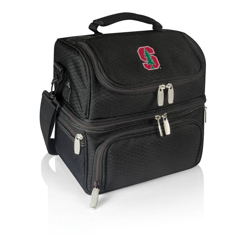 NCAA Stanford Cardinal Pranzo Dual Compartment Lunch Bag - Black, 1 of 7