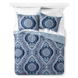 Blue Akina Comforter Set (Twin) - Mudhut