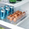 Smart Design Stackable Refrigerator Egg Storage Bin with Handle - 2-Pack - 2 of 4