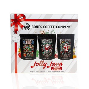Bones Coffee Company Holiday Flavors Medium Roast Ground Coffee Sample Pack - 12oz/3ct - 1 of 4