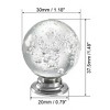 Unique Bargains DIY Furniture Cabinet Aluminum Alloy Crystal Pull Knob 2 Pcs - 2 of 4