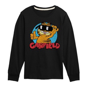 Boys' - Garfield - Garfield Sunglasses Long Sleeve Graphic T-Shirt - 1 of 4