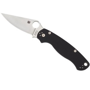 Spyderco Para Military 2 Folding Pocket Knife with 3.45" CPM S45VN Blade | Get Extreme Strength and Reliability with the G-10 Handle, Black - 1 of 4