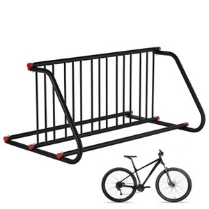 Commercial Floor Bike Rack Stand Heavy Duty,5/10 Bike Parking Rack,Steel Outdoor Bike Rack for Garages,Stores,Schools,Solid & Easy to Assemble - 1 of 4