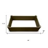 HomeRoots 44" X 22" Tan Heavy Duty Plastic Rectangular Raised Garden Bed - 3 of 4