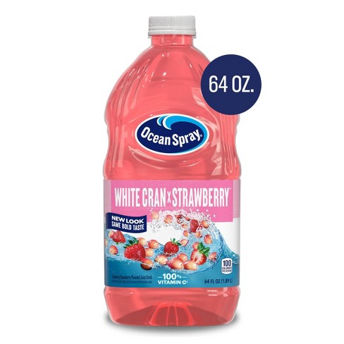 Ocean Spray White Cranberry Strawberry Juice - 64 Fl Oz Bottle : Target