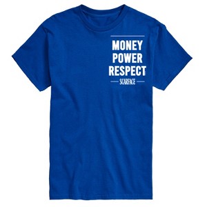 Men's - Scarface - Money Power Respect Short Sleeve Graphic T-Shirt - 1 of 3