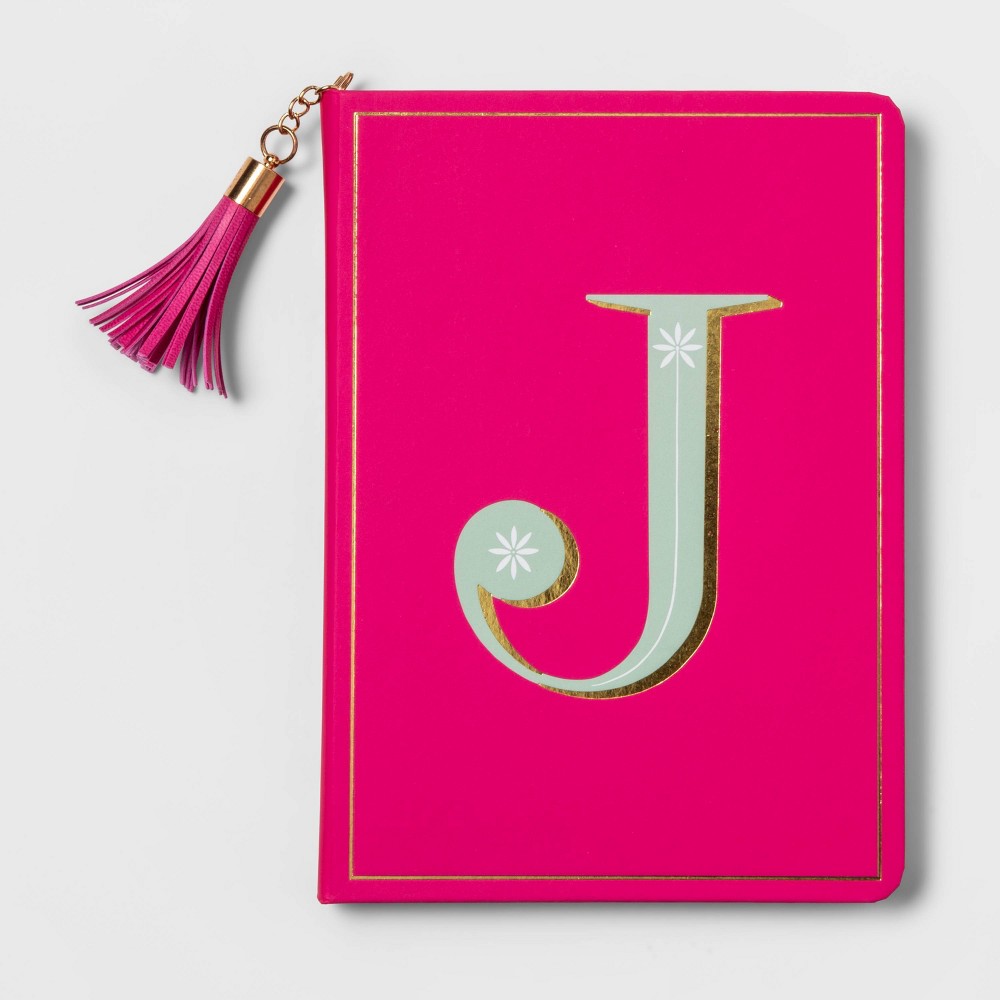 College Ruled Journal Monogram J - Opalhouse