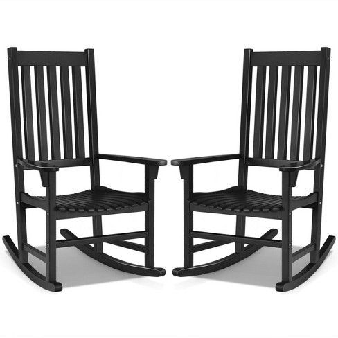 Wood outdoor online rocker