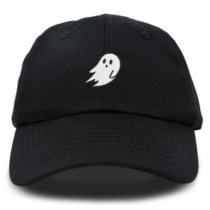 Dalix Ghost Embroidered Mens Womens Cotton Dad Hat Baseball Cap Adjustable - 1 of 4