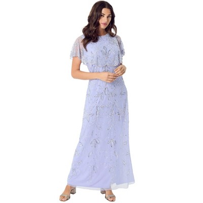 Roaman's Women's Plus Size Beaded Glam Maxi Dress