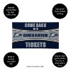 Evergreen Come Back with Tickets Georgia Southern University 28" x 16" Woven PVC Indoor Outdoor Doormat - 3 of 4