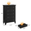 5 Drawer Dresser for Bedroom, 48" Tall Wood Dresser & Chests of Drawers with Deep Drawers - 2 of 4