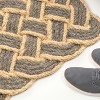 JONATHAN Y Maeve Classic Coastal Scalloped Basketweave Coir Indoor/Outdoor DoorMat - 4 of 4