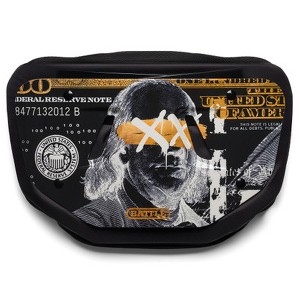 Battle Sports  Youth Backplate "Benjamin XX" - Black/Yellow - 1 of 2