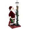 Northlight Animated and Musical Santa Claus Figure with Lighted Lamppost and Christmas Stocking - 31" - 4 of 4