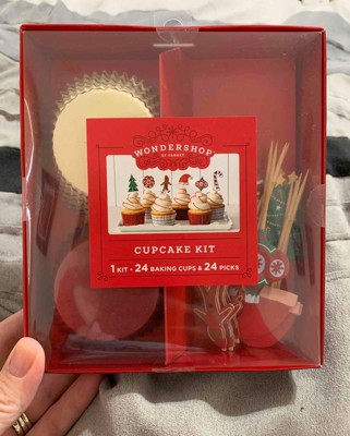 75pk Christmas Festive Baking Cups - Wondershop™ : Target
