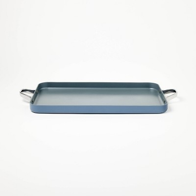 Nonstick Ceramic Coated Aluminum Double Burner Griddle - Figmint™