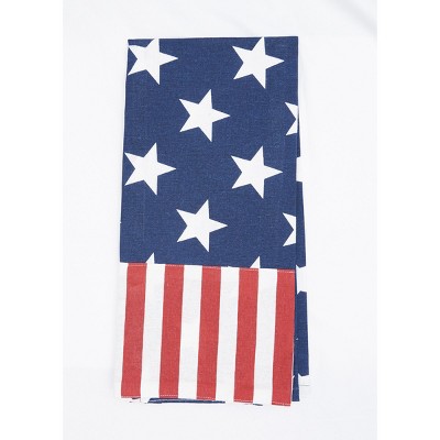 C&F Home Stars and Stripes July 4th Woven Cotton Kitchen Towel