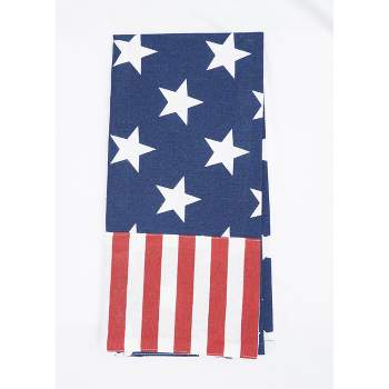 C&F Home Stars and Stripes July Fourth Woven Cotton Kitchen Towel