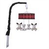 Trend Lab Musical Nursery Crib Mobile - Buffalo Check - 2 of 4