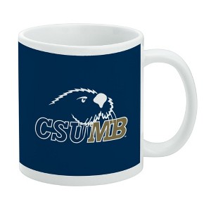 California State University Monterey Bay Primary Logo Ceramic Coffee Mug Novelty Gift Mugs for Coffee Tea and Hot Drinks 11oz White - 1 of 4