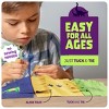 Dan&Darci Dinosaur Tuck 'N Tie Blanket Making Kit – DIY No-Sew Fleece Blanket, 32" x 48", Gifts for Boys - 2 of 4