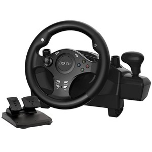 NBCP Game Racing Wheel with Pedals, 270° Steering Wheels PC with Vibration Feedback, Racing Steering Wheel compatible with PS4, Xbox Series X/S - 1 of 2