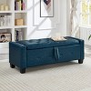 Airsurfer 48" Ottoman Bench with Storage, Bench for Bedroom,Living Room,Hallway, Upholstered Tufted Faux Leather PU Ottoman - 4 of 4
