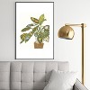 Alja Horvat Scandinavian Plant Metal Framed Art Print - Deny Desings - 2 of 3