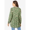 Woman Within Women's Plus Size Button-Front Mixed Print Tunic - 3 of 4