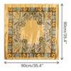 Elerevyo Women's Satin Large Paisley Symmetric Silk Square Scarf Head Wrap Bandanas 35.4" X 35.4" - 3 of 4