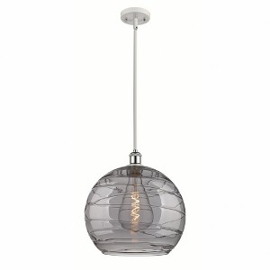 Athens Deco Swirl - 1 Light Pendant In Industrial Style-14.88 Inches Tall and 13.75 Inches Wide - 1 of 1