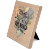 Pavilion Gift Company - Mother - 5" x 5" Canvas Heart Plaque - Wall Sign Panels - 3 of 4