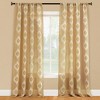 Collections Etc Beautiful Embroidered Sheer Rod Pocket Curtain Panel - 2 of 3