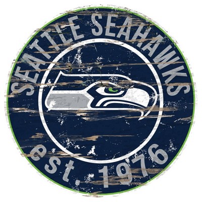 Seattle Seahawks 12 Welcome Circle Sign