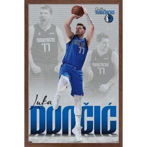 Trends International NBA Dallas Mavericks - Luka Doncic 22 Framed Wall Poster Prints - 1 of 4