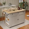 Rolling Kitchen Island Cart - 4 of 4