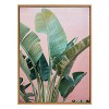 Kate & Laurel All Things Decor 28"x38" Sylvie Tropic Pink Wall Art: Alicia Bock, Framed Canvas - 2 of 4