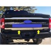 QAA RT61308 is a 1 Piece Stainless Steel Tailgate Accent Trim, 2.875" Width, with Cut Out That is Compatible with The 2021-22 Ford F-150 - 2 of 4